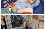 🔴 گزارش تصویری/ دانش آموزان مسموم شده اهل پرند روی تخت بیمارستان رباط کریم