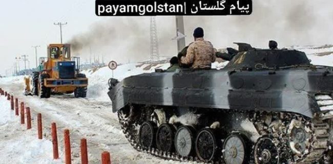 ببینید | وقتی تانک‌ها جای برف‌روب‌ها را در رباط‌کریم گرفتند!