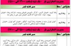 برنامه زمان بندی خاموشی برق رباط کریم و نصیرشهر یکشنبه ۷ بهمن ماه