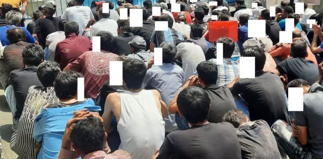پلیس پاتوق‌های معتادان متجاهر بهارستان را شخم زد / جمع آوری ۲۵۱ نفر در دور روز